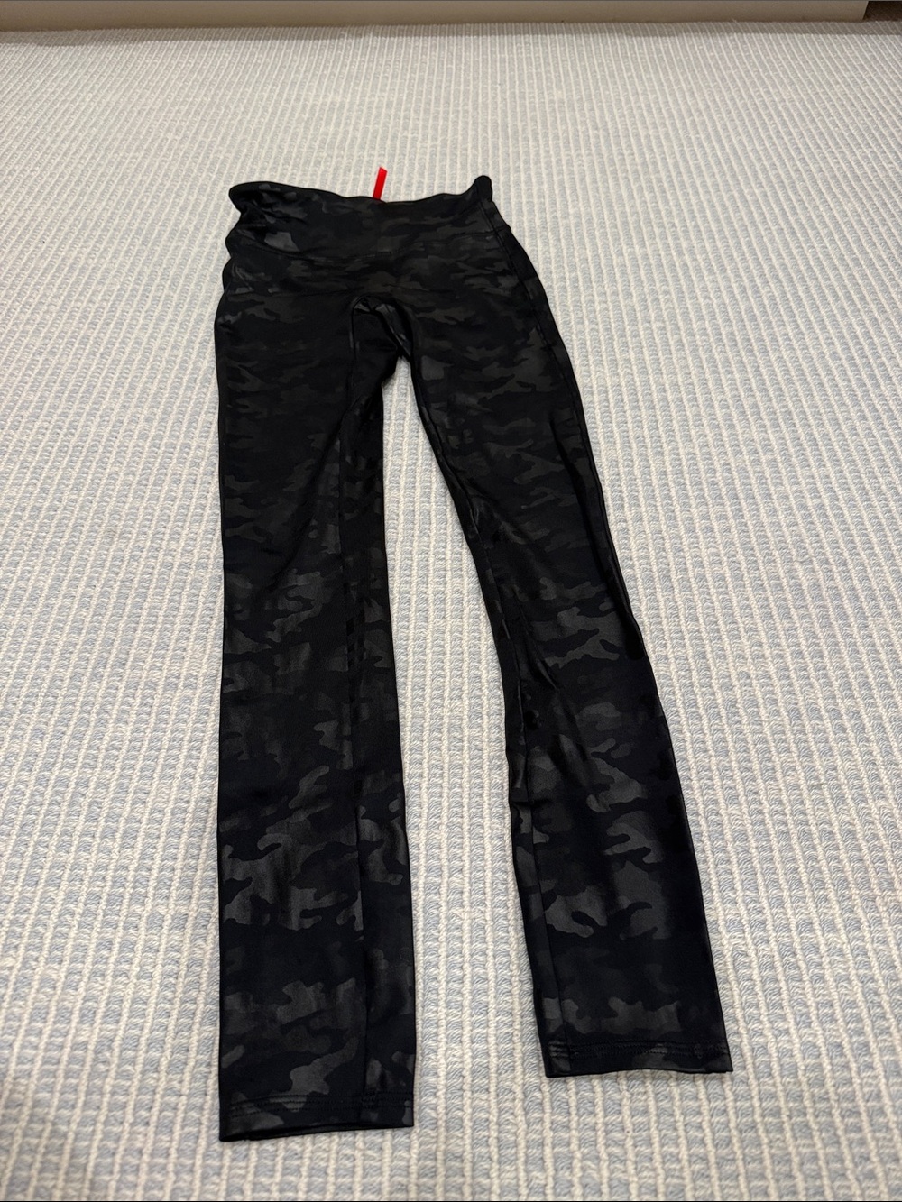 SPANX Black Camo High-Waist Leggings